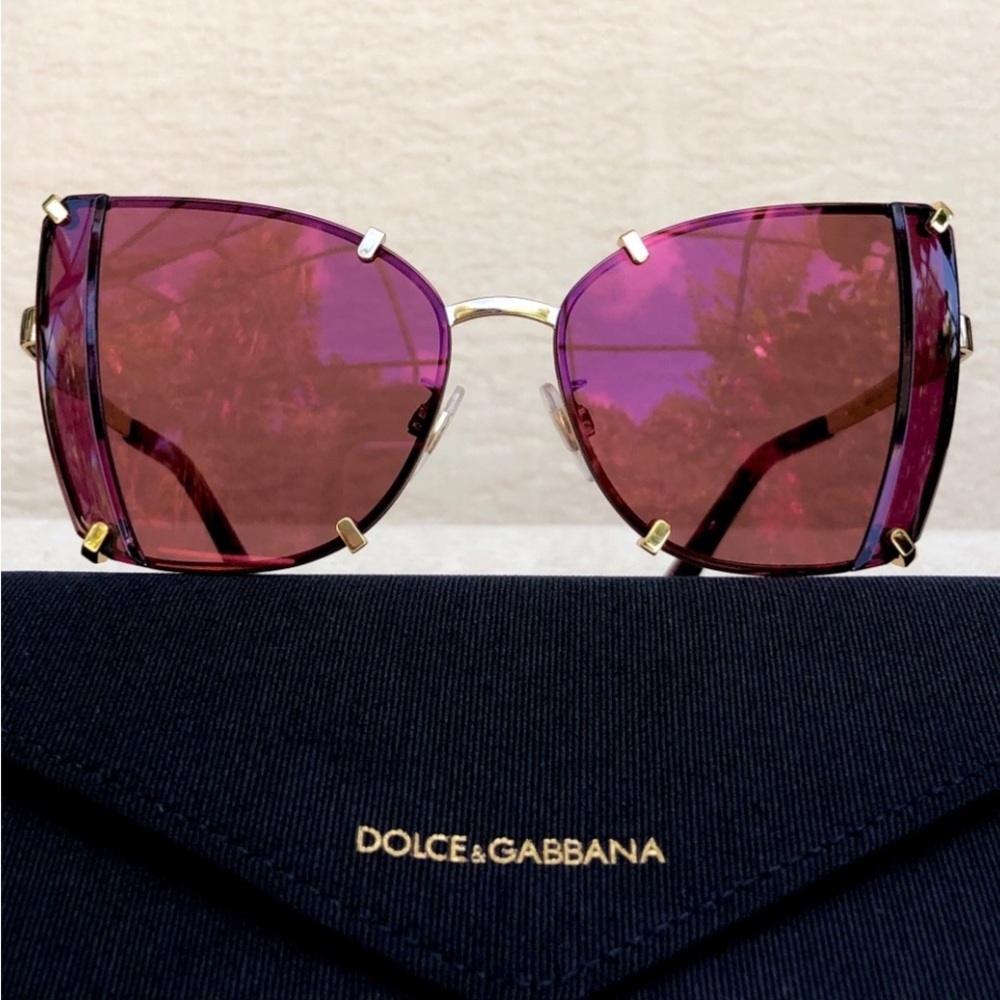 DOLCE & GABBANA 53mm BUTTERFLY style sunglasses - Picture 6 of 17